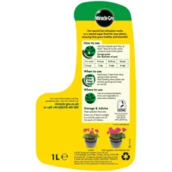 Miracle-Gro Pour & Feed Ready To Use Plant Food 1L -B&M 114183 miracle gro ready to use plant food 1l 3