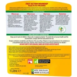 B&M Roundup Weedkiller Spray Gun 1L -B&M 142685 round up fast action weedkiller spray gun 1l 2