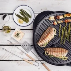 George Foreman Indoor-Outdoor BBQ Grill -B&M 268846 george foreman bbq grill 8