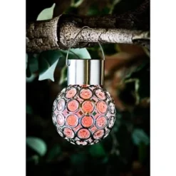 Dallas Hanging Solar Light -B&M 318923 Dallas Light RED Edit