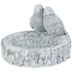 B&M Stone Effect Bird Bath
