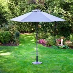 Madison Premium 8pc Patio Set -B&M 353309 madison grey padded 8pc patio set 3