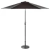 Crank Handle Parasol 2.7m - Black