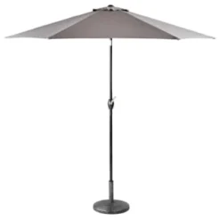 Crank Handle Parasol 2.7m - Grey