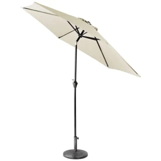 Crank Handle Parasol 2.7m - Cream 2 Crank Handle Parasol 2.7m - Cream - Image 2