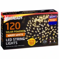 B&M -B&M 379218 120pk eveready led string lights warm white 2