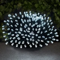 Eveready Solar Powered LED String Lights 240pk - Cool White