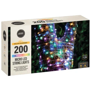 Solar Powered Micro LED Lights 200pk - Multicolour 2 Solar Powered Micro LED Lights 200pk - Multicolour - Image 2