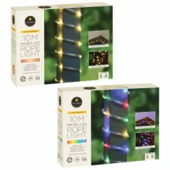 Solar Powered 10m Micro LED Rope Light - Multicolour 11 Solar Powered 10m Micro LED Rope Light - Multicolour -B&M 379267 379269 mason and jones 10m micro led rope lights main