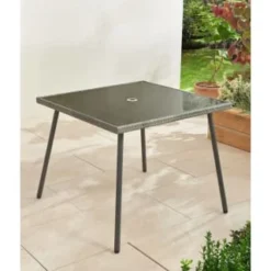 Sorrento Rattan Effect Patio Set -B&M 379296 379451 sorrento 6 piece rattan effect patio set 21