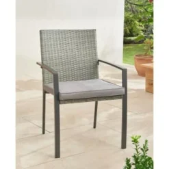 Sorrento Rattan Effect Patio Set -B&M 379296 379451 sorrento 6 piece rattan effect patio set 31