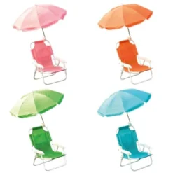 B&M Kids Parasol Chair - Orange -B&M 379678 kids parasol chair group