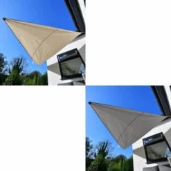 Sail Shade 3m - Cream -B&M 379775 379776 3m sun shelter 3m main