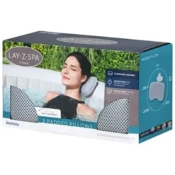 Lay-z Spa Lay-Z-Spa Padded Pillow 2pk -B&M 379801 lay z spa 2 pack padded pillow 2
