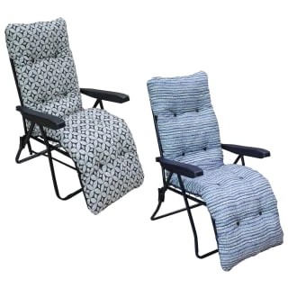 B&M Padded Multi-Position Relaxer - Navy 2 B&M Padded Multi-Position Relaxer - Navy - Image 2