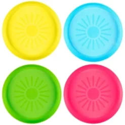 B&M Little Safari Kids Colour Plates 4pk