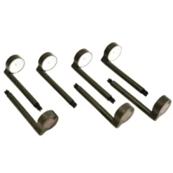 Solar Powered New York Post Lights 8pk -B&M 392977 8 pack solar powered new york post lights 3