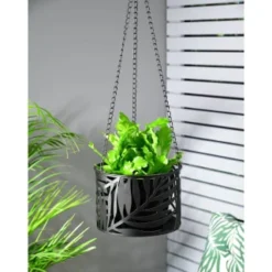 B&M Urban Eden Metal Hanging Planter -B&M 393063 urban eden metal hanging planter1