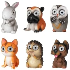 B&M Garden Animal Ornament With Solar Powered Eyes - Hedgehog -B&M 393074 garden animal ornament with solar powered eyes group