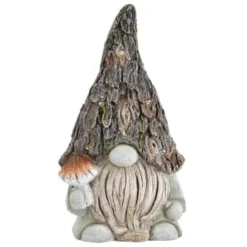 B&M Solar Rustic Gonk Gnome Ornament - Mushroom