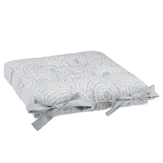 B&M Luxury Seat Pad - Light Blue Circle Print 2 B&M Luxury Seat Pad - Light Blue Circle Print - Image 2