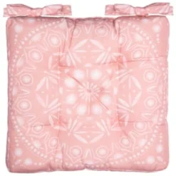 B&M Luxury Seat Pad - Pink Tropical Print