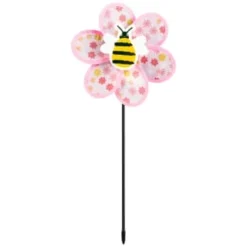 B&M Garden Windmills 3pk -B&M 393686 girls windmills 3pk bee
