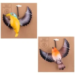 B&M Springy Hanging Bird - Brown 8 B&M Springy Hanging Bird - Brown -B&M 393690 springy bird hanging geoup