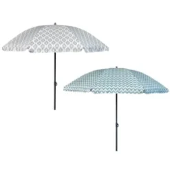 B&M Ocean Air Printed Parasol 1.8m - Geo 5 B&M Ocean Air Printed Parasol 1.8m - Geo -B&M 393762 ocean air 1 8m printed parsasol group