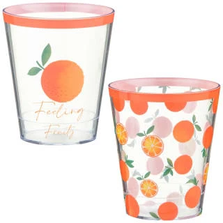 B&M Fruit Print Tumbler - Feeling Fruity 1 B&M Fruit Print Tumbler - Feeling Fruity