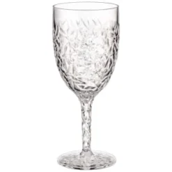 B&M Crackle Wine Glass