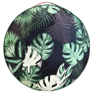 B&M Large Round Shower Resistant Cushion With Handle 59 X 10cm - Multicolour 1 B&M Large Round Shower Resistant Cushion With Handle 59 X 10cm - Multicolour